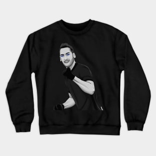 Hakan Çalhanoğlu Black and White Version. Crewneck Sweatshirt